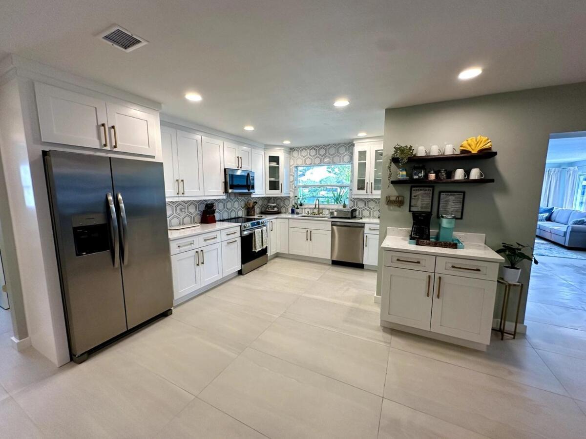 Blue Heron House, Private 4 Bedroom Waterfront W Heated Pool And Fire Pit Ruskin Exterior foto